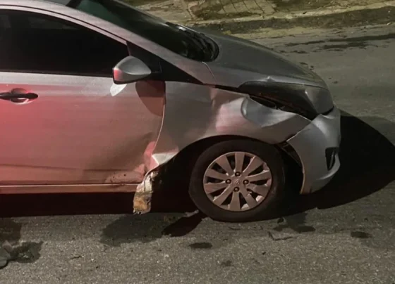 Acidente entre moto e carro deixa um ferido em Pedro Leopoldo