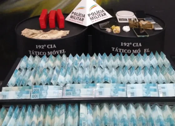 PM prende 5 suspeitos, drogas e mais de R$ 12 mil em Sete Lagoas