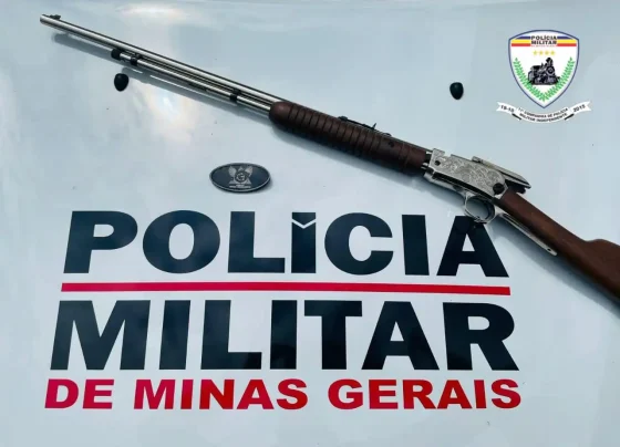 Polícia apreende rifle após denúncia anônima em Matozinhos