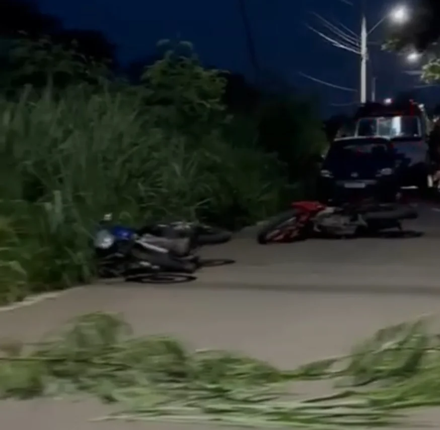 Colisão entre motocicletas deixa dois feridos em Pedro Leopoldo