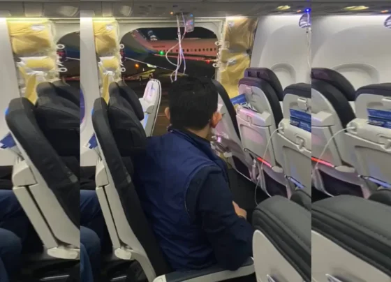 EUA suspende voos de aviões Boeing 737 Max 9 após acidente com porta