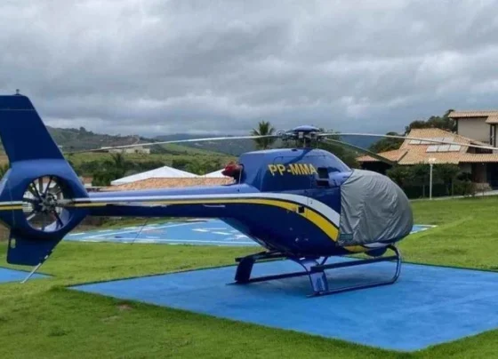 Helicóptero que caiu em Capitólio pertence a empresa de Sete Lagoas, apontam dados da ANAC
