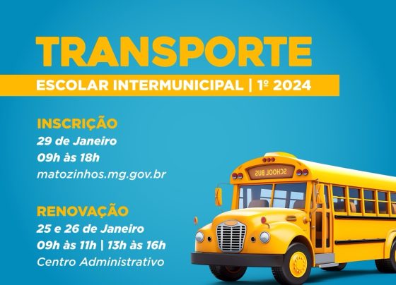 MATOZINHOS: confira as datas para renovação e inscrição do Transporte Escolar Intermunicipal