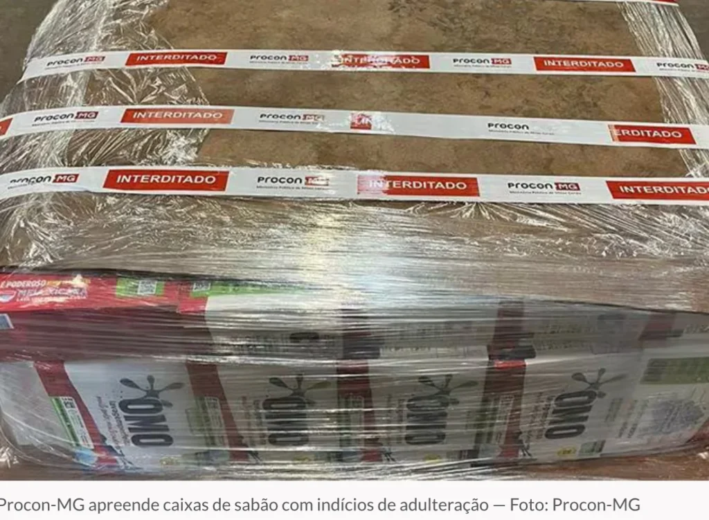 Mais de 100 caixas de sabão são apreendidas com suspeita de falsificação em MG