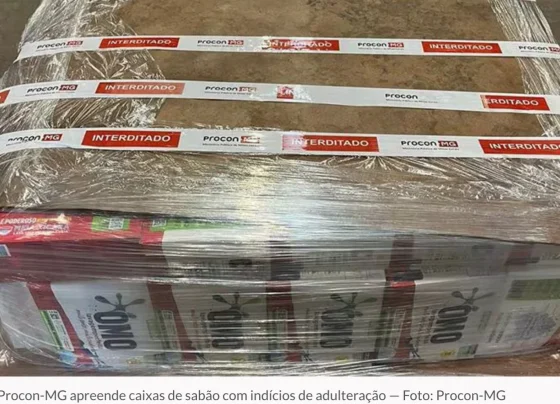 Mais de 100 caixas de sabão são apreendidas com suspeita de falsificação em MG