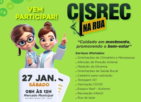 Mercado Municipal recebe ação comunitária voltada para saúde e bem-estar em Matozinhos