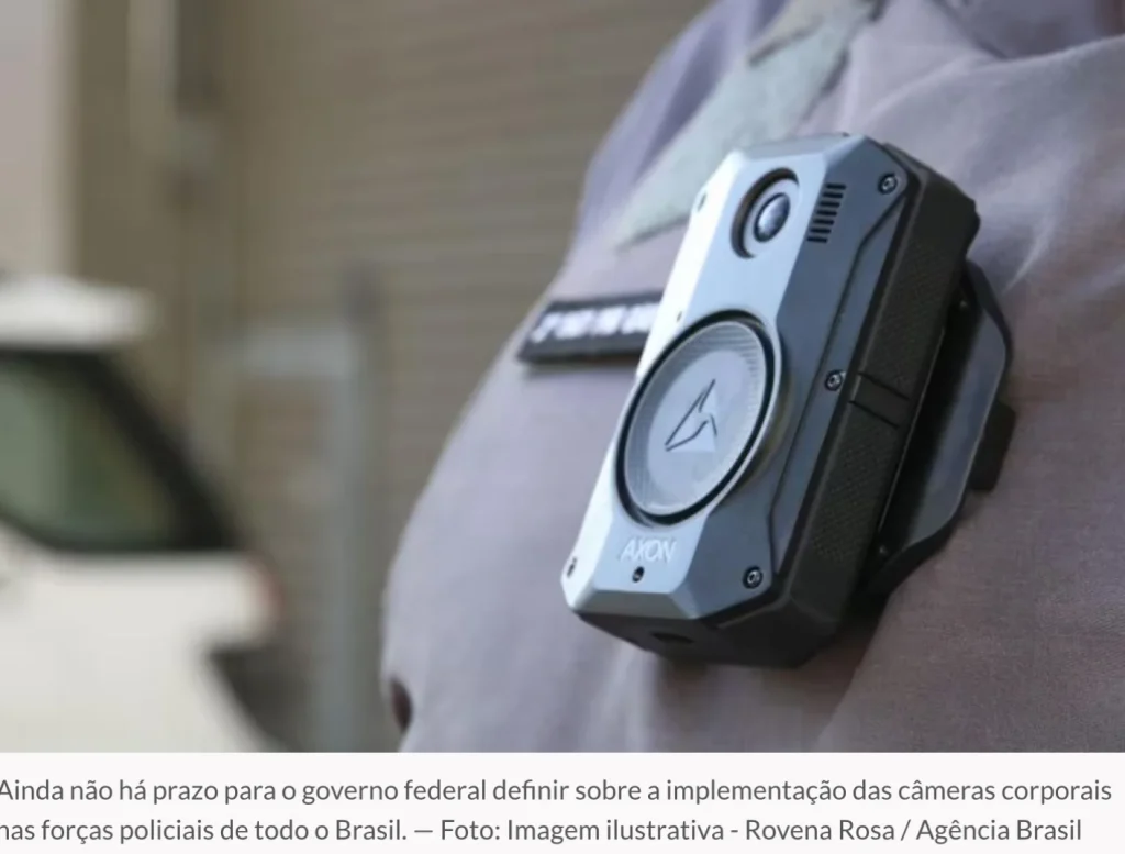 PGR sugere ao governo punição a policiais que não usarem câmeras corporais