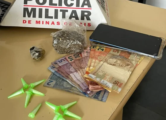 PM prende indivíduo por trágico de drogas em Sete Lagoas