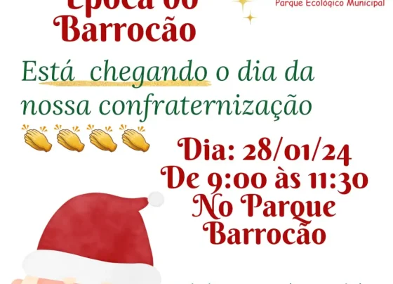 Parque do Barrocão realizará Natal Fora de Época