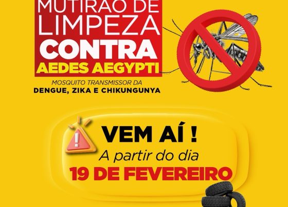 Prefeitura de Matozinhos Anuncia Mutirão de Limpeza contra o Aedes aegypti