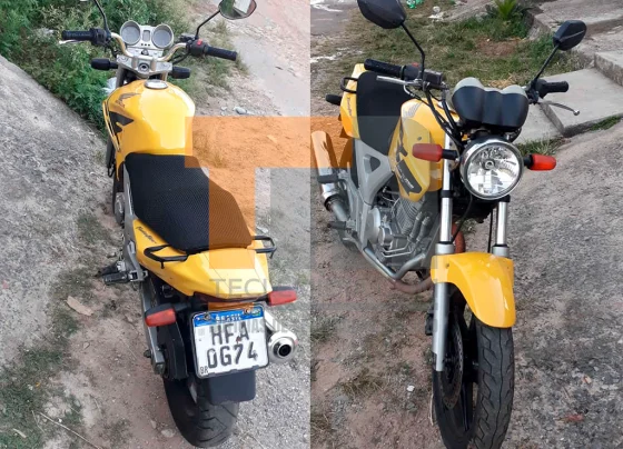 Moto Twister é furtada no Bairro Brasília em Sete Lagoas