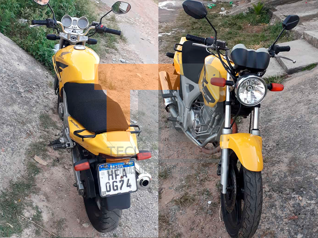 Moto Twister é furtada no Bairro Brasília em Sete Lagoas