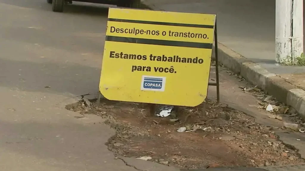Copasa realiza manutenção emergencial para corrigir vazamento em Pedro Leopoldo