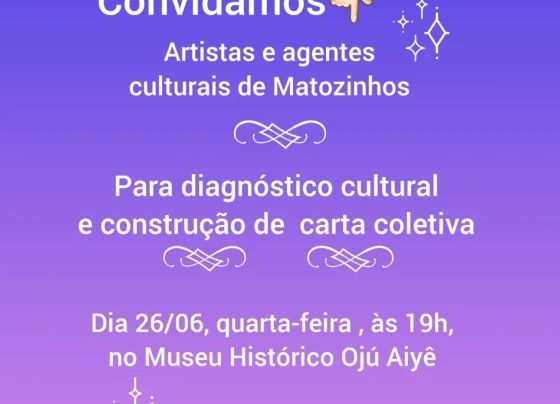 Encontro de Diagnóstico Cultural acontecerá hoje em Matozinhos