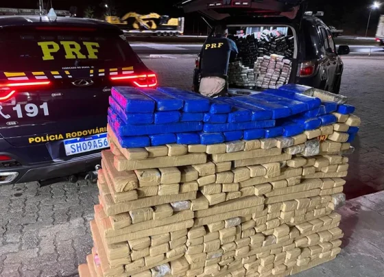 PRF apreende meia tonelada de maconha em rodovia de MG