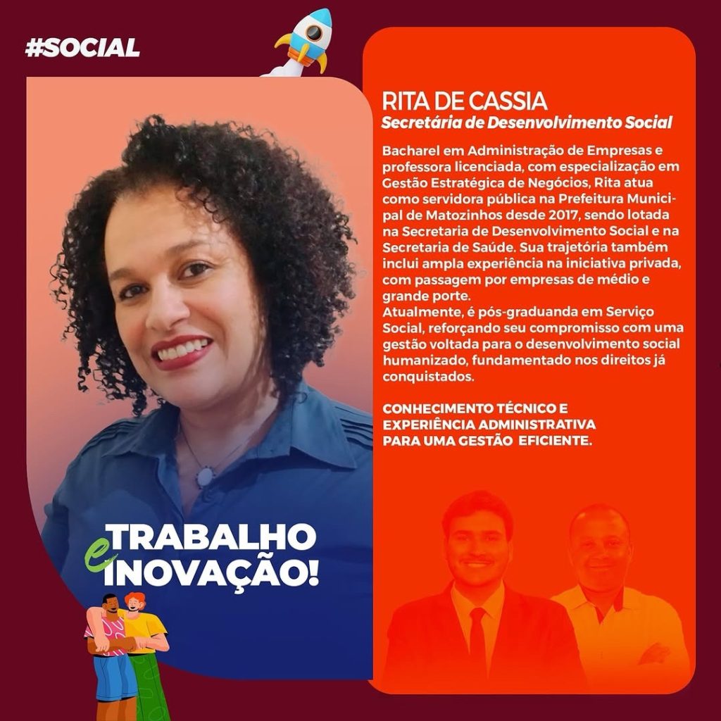 Ítalo Borges anuncia nova secretária de Desenvolvimento Social de Matozinhos