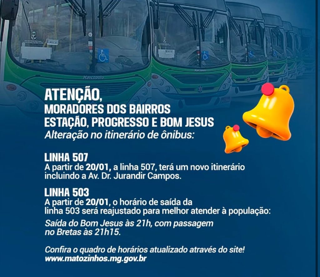 Transporte coletivo de Matozinhos terá novos horários e itinerários a partir desta segunda-feira