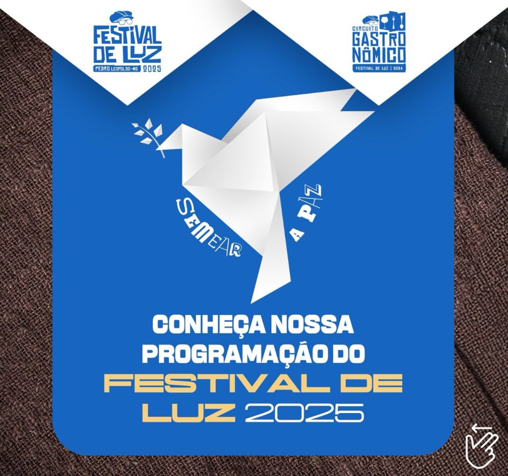 Festival de Luz 2025 promete encantar Pedro Leopoldo com cultura e música