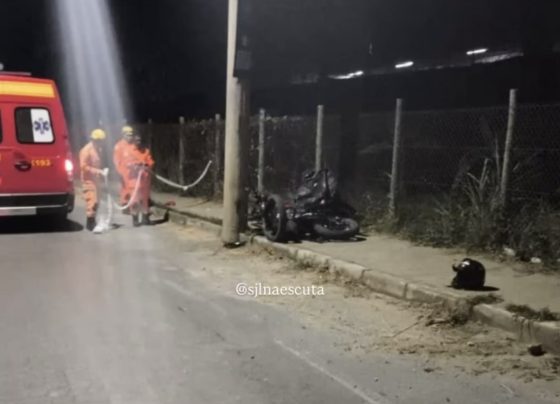 Motociclista morre após colidir contra poste em São José da Lapa