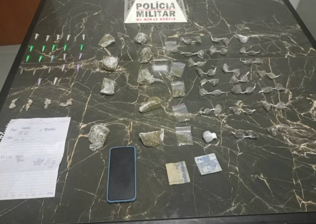 Homem é preso por tráfico de drogas no bairro São Miguel, em Matozinhos