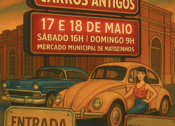 Carros antigos, shows e cinema retrô movimentam fim de semana em Matozinhos