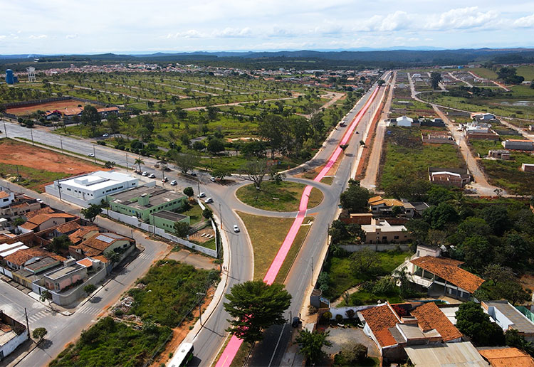 Ciclovia conecta grandes bairros da região nordeste de Sete Lagoas. Foto: Ascom PMSL.