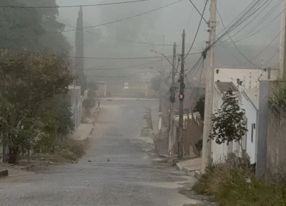 Neblina encobre cidades da região de Matozinhos nesta quinta-feira (05)