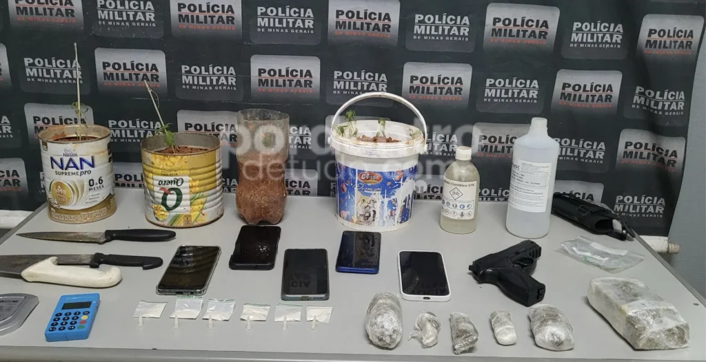 Polícia desmantela esquema de tráfico operado por delivery em Sete Lagoas