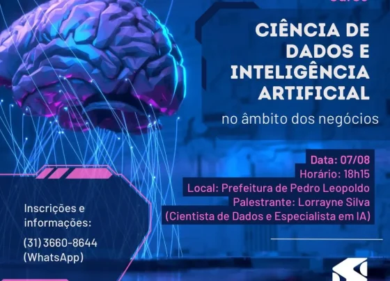 Pedro Leopoldo recebe curso gratuito sobre Ciência de Dados e Inteligência Artificial nos negócios