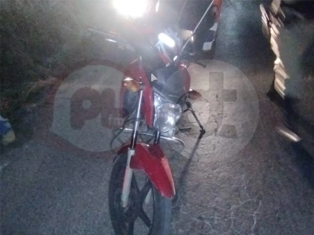 Motociclista fica ferido em acidente na estrada da Lapa Vermelha, em Pedro Leopoldo