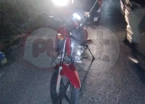 Motociclista fica ferido em acidente na estrada da Lapa Vermelha, em Pedro Leopoldo
