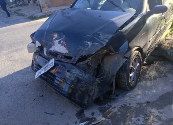 Acidente de trânsito deixa dois motoristas feridos no bairro Bom Jesus em Matozinhos