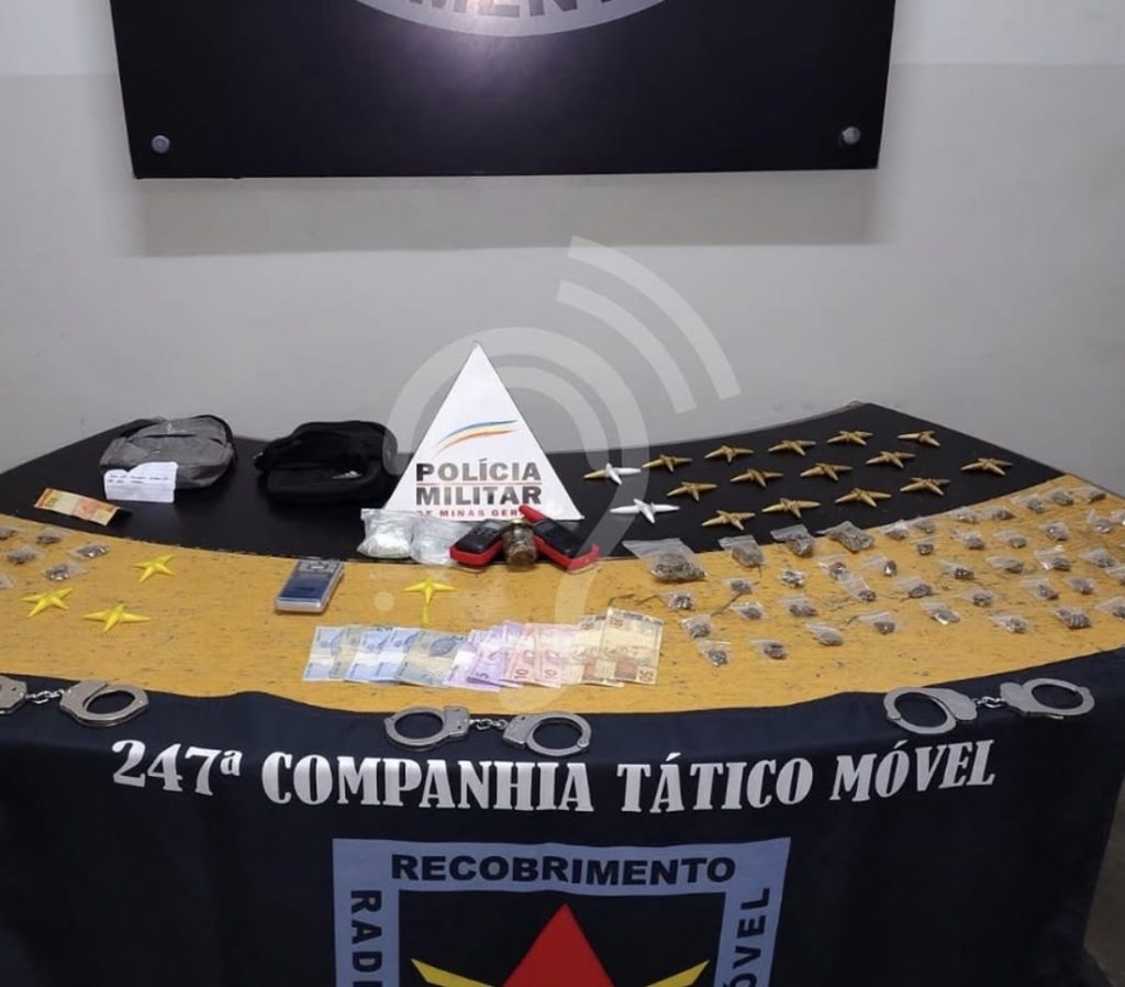PM prende dois suspeitos e apreende drogas em operação em São José da Lapa