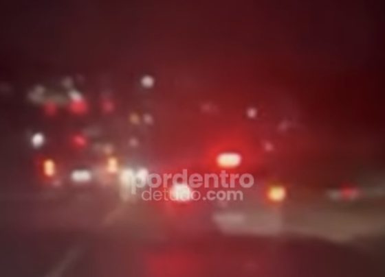 VÍDEO: Moradora flagra ônibus de viagem na contramão na MG-424 em Pedro Leopoldo