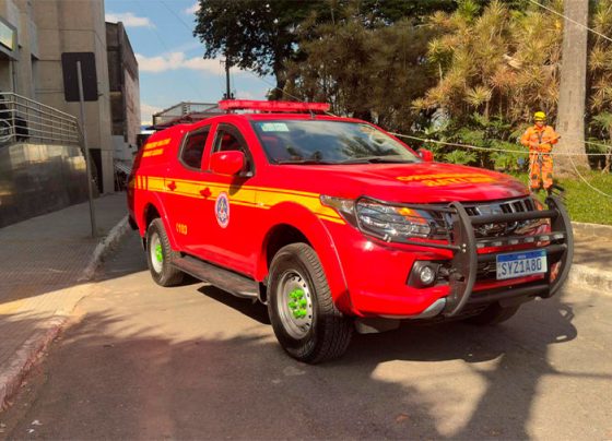 Bombeiros tentam resgatar filhote de gato preso em bueiro em Lagoa Santa, mas animal não é localizado