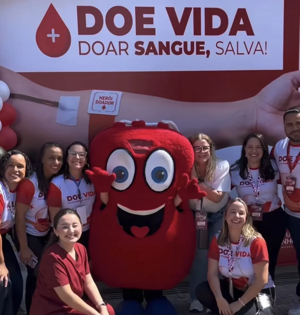 Mais de 60 inscritos participam hoje da ação de doação de sangue da Secretaria de Saúde e Hemominas em Matozinhos
