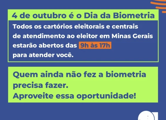 Minas Gerais promove Dia da Biometria neste sábado, 4 de outubro