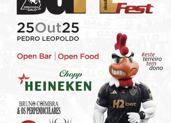 Pedro Leopoldo recebe festa Bica Galo com open bar, open food e atrações musicais no dia 25 de outubro