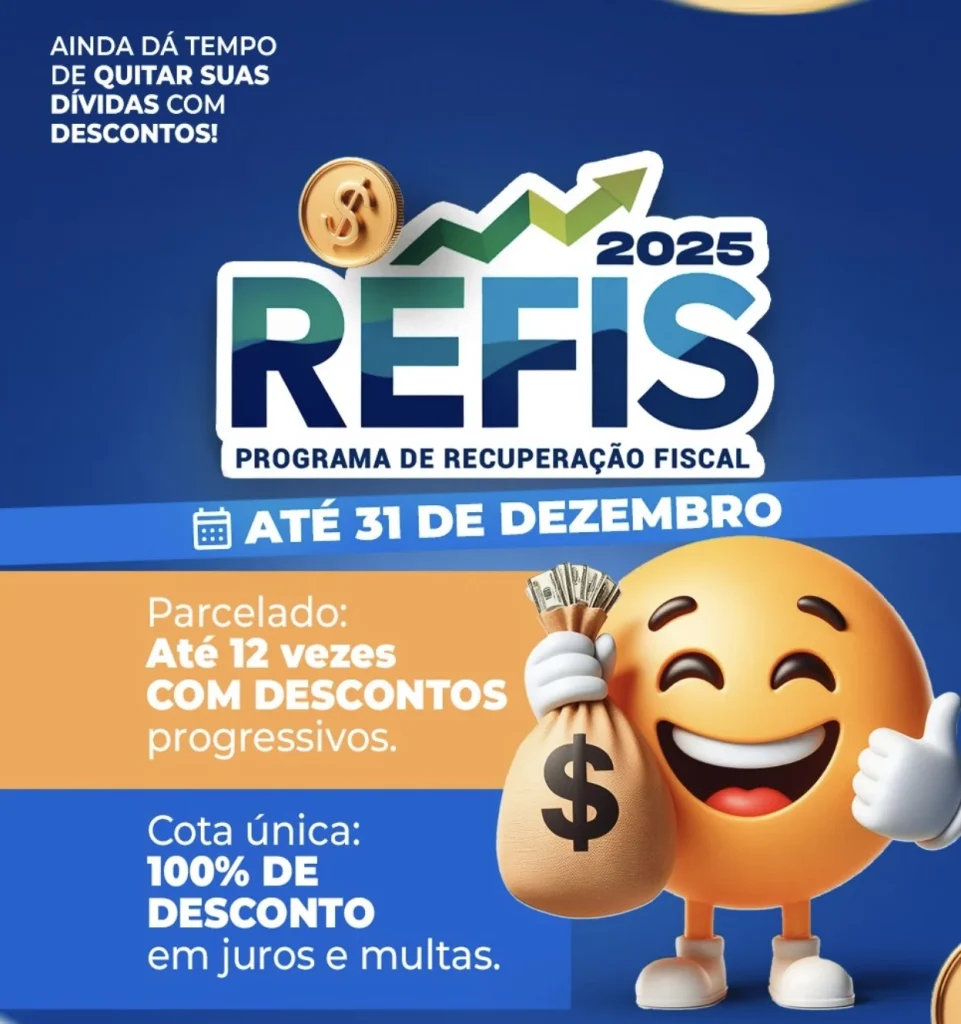 Prefeitura de Matozinhos lança o REFIS 2025 com descontos de até 100% em juros e multas