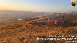 Serra de Santa Helena é interditada entre os dias 3 e 5 de outubro devido a focos de incêndio