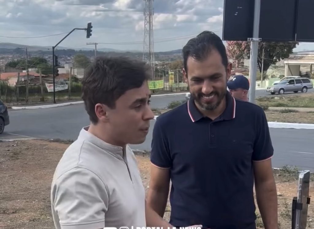 VÍDEO: Deputado Nikolas Ferreira visita Sete Lagoas e propõe construção de trincheira na rotatória da Avenida Alberto Moura