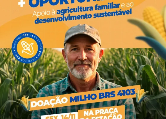 Emater-MG e Prefeitura de Matozinhos distribuem sementes de milho para agricultores familiares nesta sexta-feira (14)
