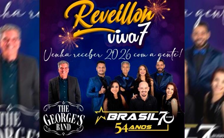 The George’s Band e Brasil 70 Show comandam o Réveillon Viva 7 em Sete Lagoas com fogos sem estampidos