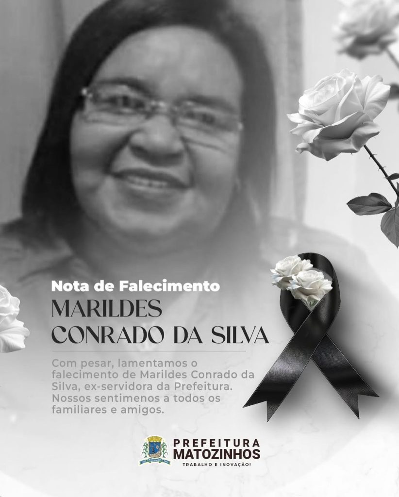 LUTO EM MATOZINHOS: Prefeitura lamenta morte de ex-servidora municipal
