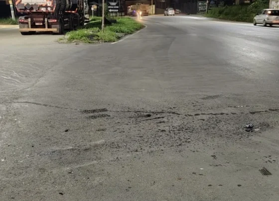 Motociclista fica ferido após colisão com carro na MG-424, em Matozinhos