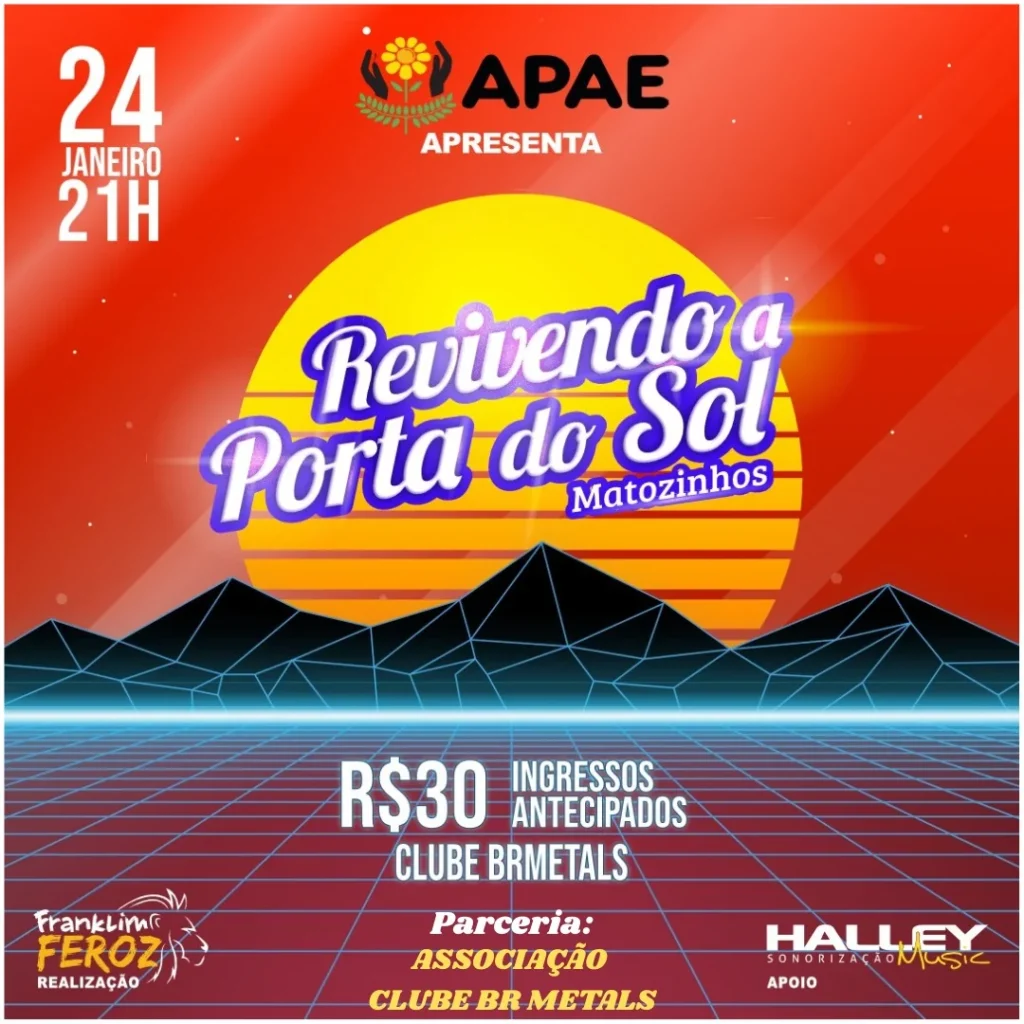 “Revivendo a Porta do Sol”: evento beneficente arrecada recursos para a APAE de Matozinhos