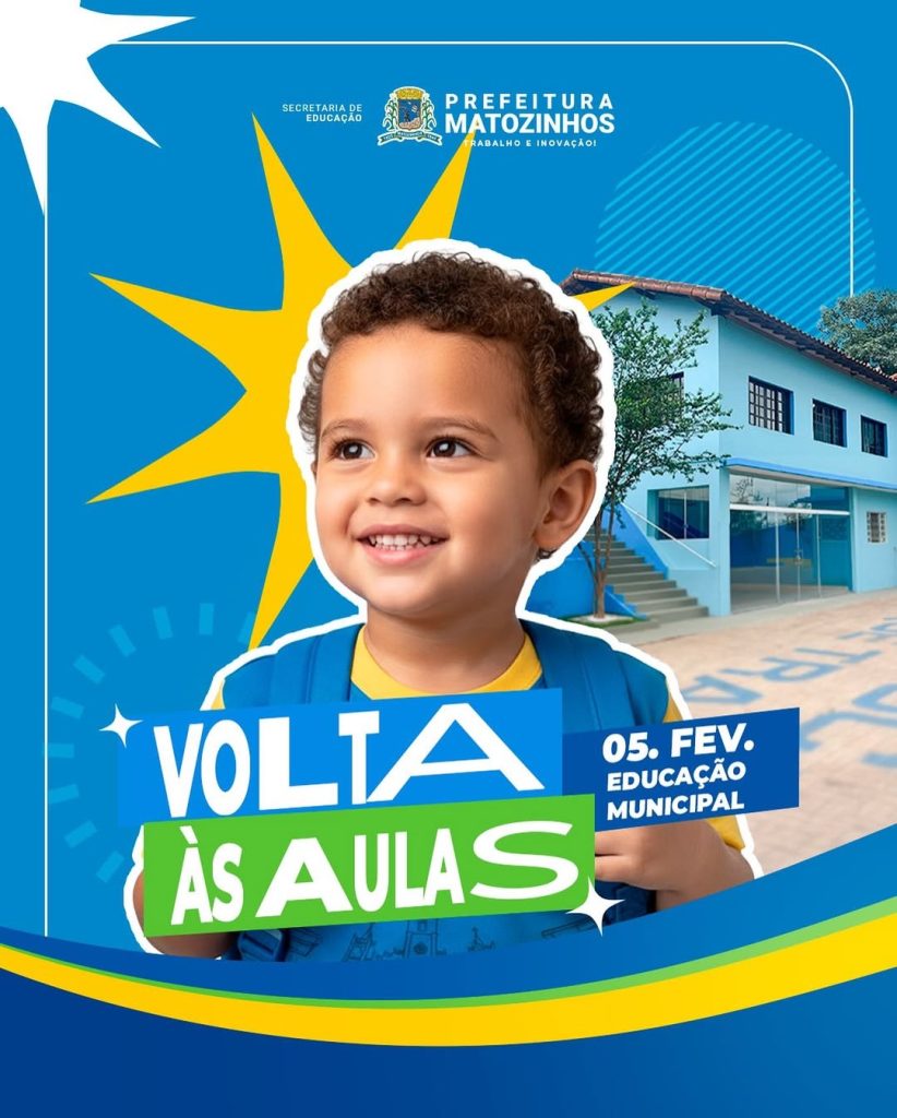 Volta às aulas da rede municipal de Matozinhos será em 5 de fevereiro