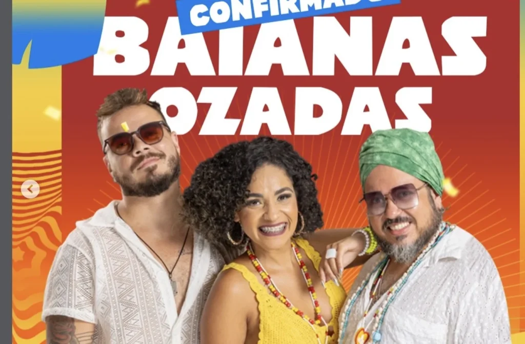 Banda Altastral e Baianas Ozadas animam a terça-feira de Carnaval na Praça Bom Jesus em Matozinhos