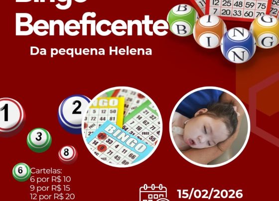 Bingo Beneficente da Helena será realizado neste domingo no Clube BR Metals