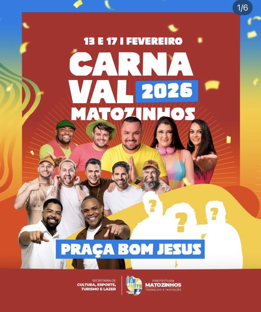 Carnaval 2026 em Matozinhos confirma Sunga de Pano, Velha Guarda do Samba e AltAstral